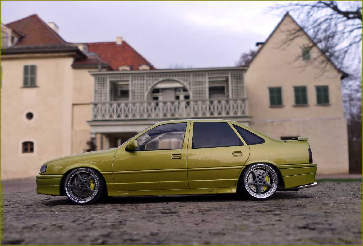 1:18 Opel Vectra A 2000 16V Bj.90 + 3tlg. OZ Mito Alu = LENKBAR !
